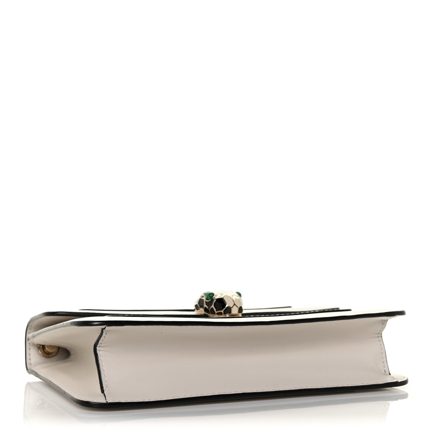 Bulgari Calfskin Serpenti Forever Crossbody Bag White 4 of 12