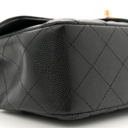 Chanel Caviar Quilted Mini Rectangular Flap Black 9 of 11