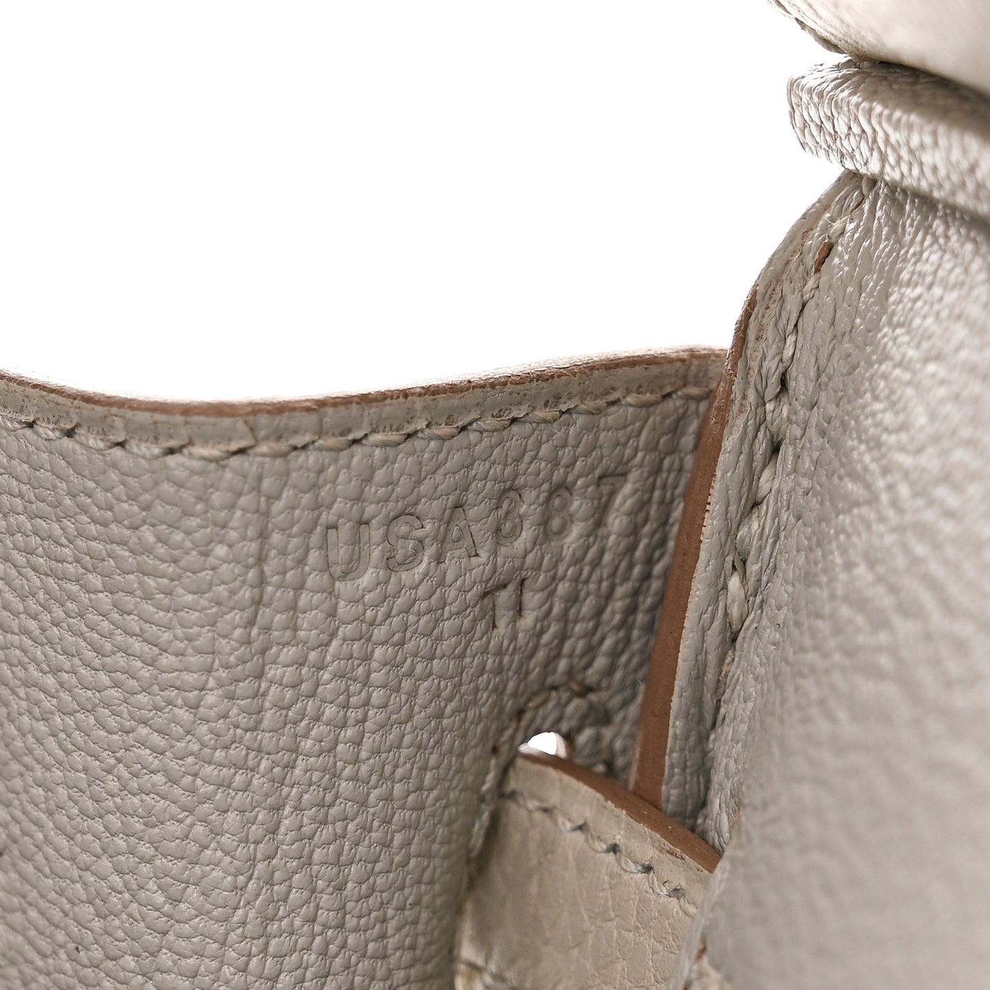 Togo Birkin 25 Gris Perle