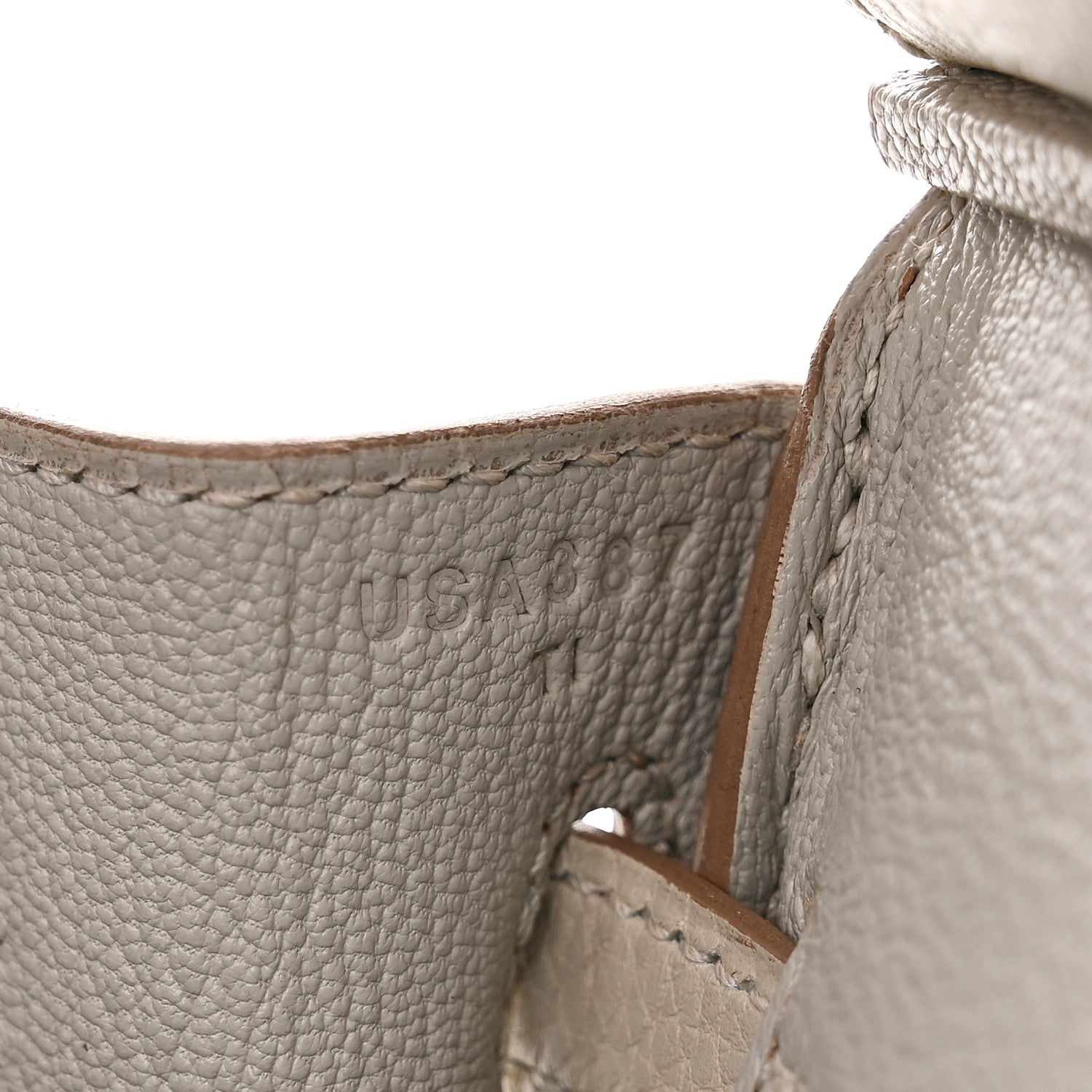 Hermes Togo Birkin 25 Gris Perle 7 of 11