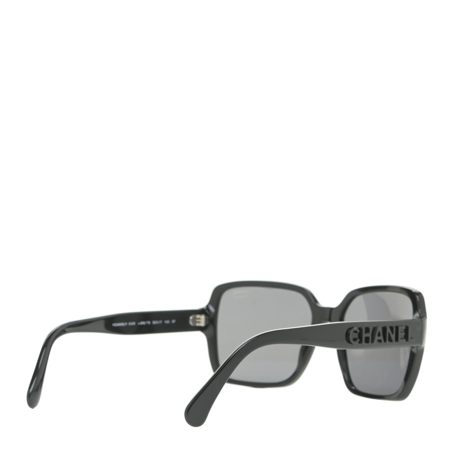 Acetate Polarized Square Sunglasses 5408 Black
