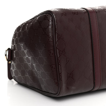 Gucci Imprime Monogram Medium Joy Boston Bordeaux 9 of 11