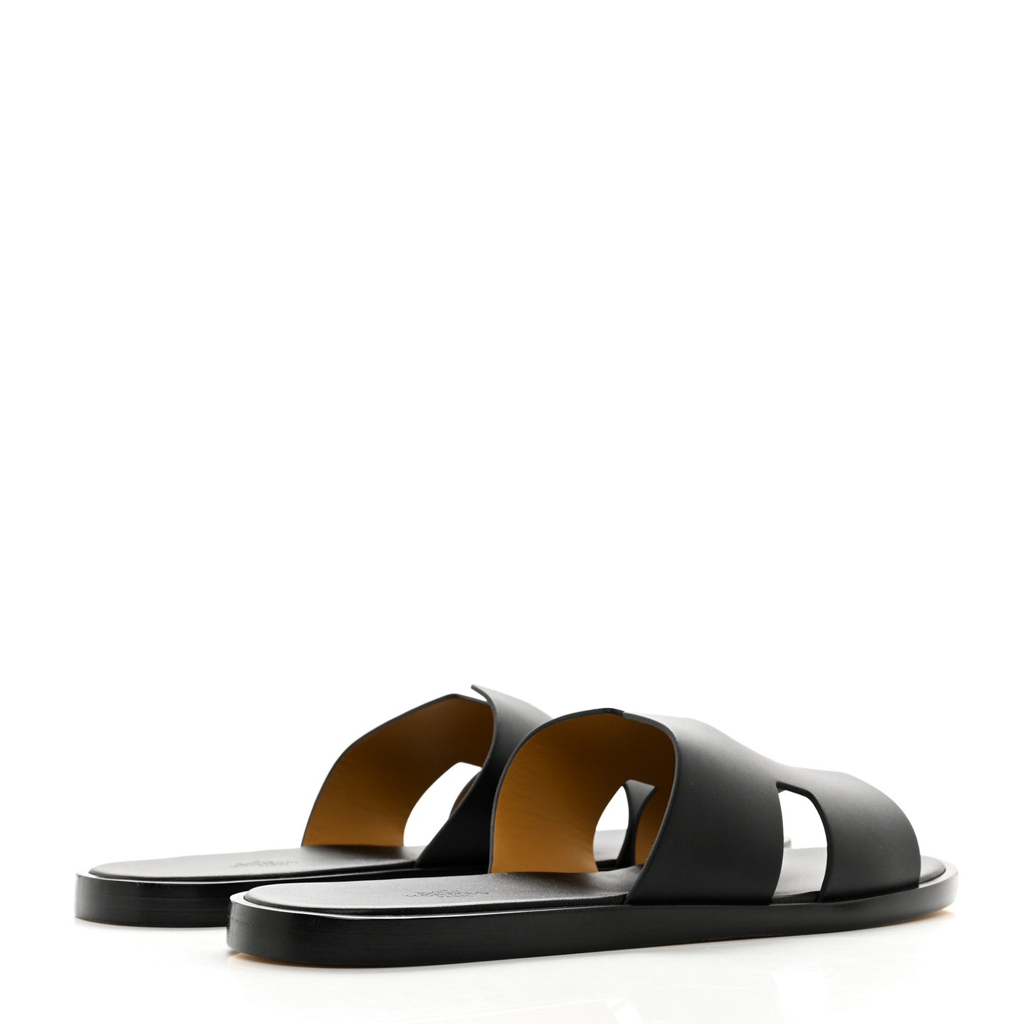 Calfskin Mens Izmir Sandals 43.5 Black