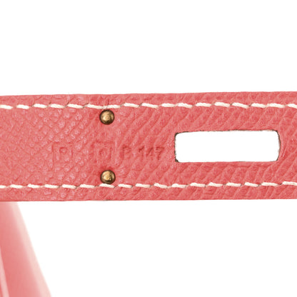 Hermes Epsom Candy Birkin 35 Rose Jaipur Gold 7 of 14
