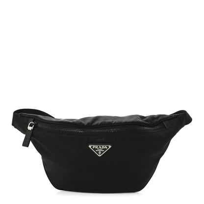 Prada Tessuto Re-Nylon Saffiano Belt Bag Black 1 of 9