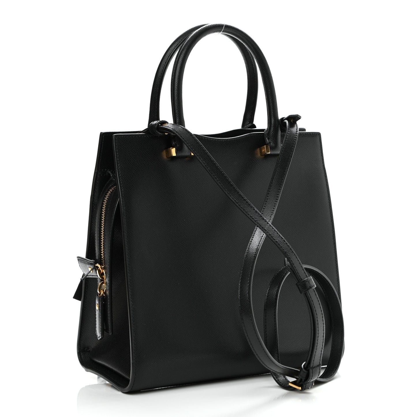 Grain De Poudre Small Uptown Tote Black