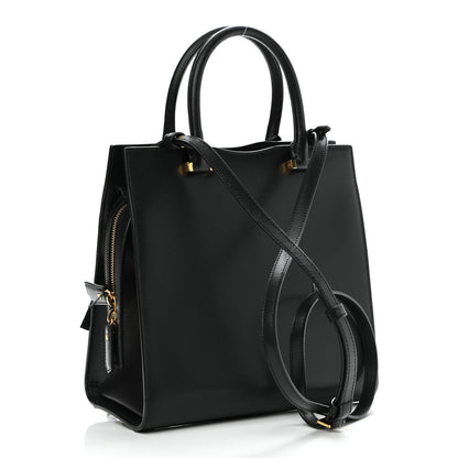 Saint Laurent Grain De Poudre Small Uptown Tote Black 2 of 9