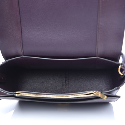 Celine Shiny Smooth Calfskin Medium Frame Shoulder Bag Velvet Desert 5 of 9