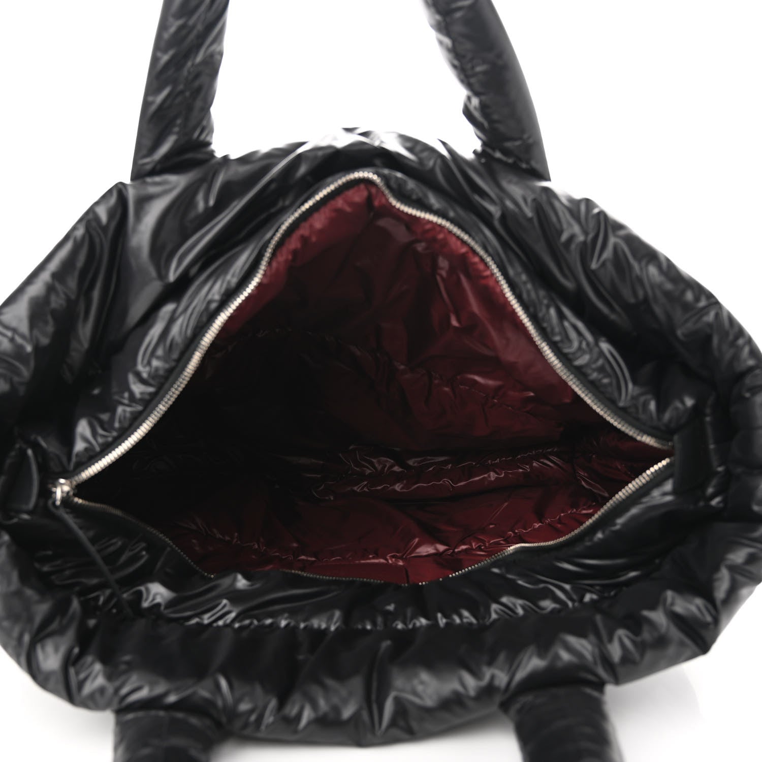 Chanel Nylon Quilted Large Coco Cocoon Tote Black 5 of 9