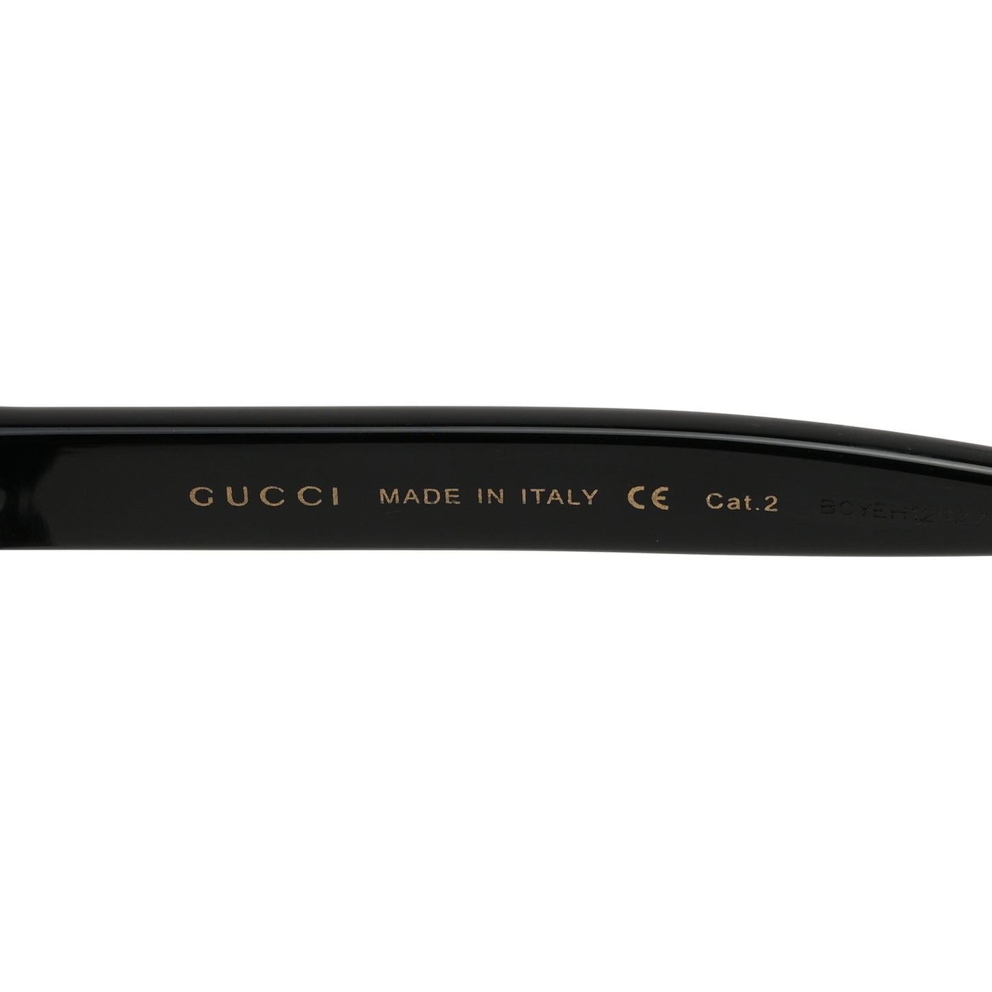 Acetate Round Frame Sunglasses GG1240S Black White