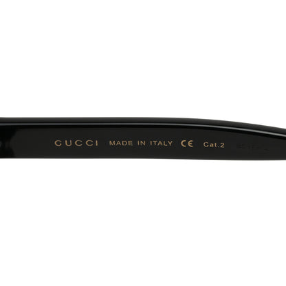 Gucci Acetate Round Frame Sunglasses GG1240S Black White 6 of 8