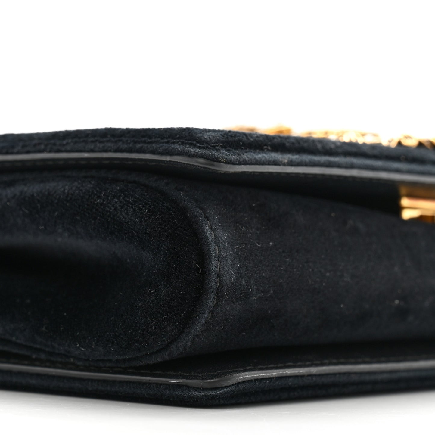 Velvet Medium Devotion Crossbody Bag Black
