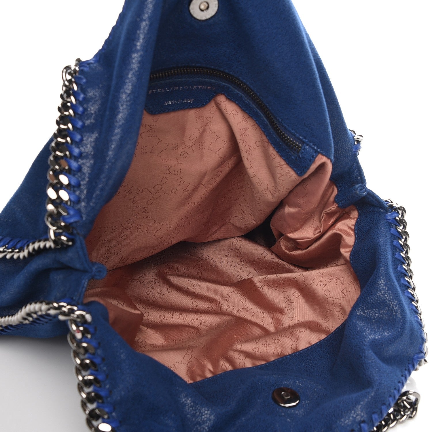 Stella McCartney Shaggy Deer Small Falabella Tote Cornflower Blue 5 of 9