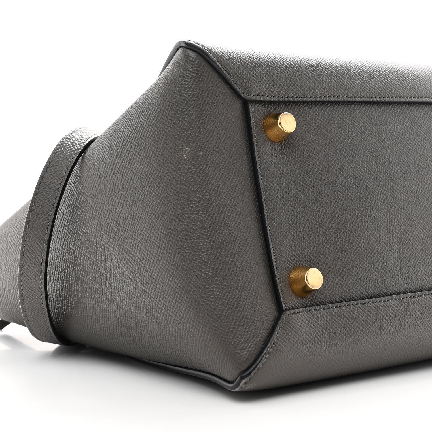 Celine Grained Calfskin Mini Belt Bag Grey 8 of 10
