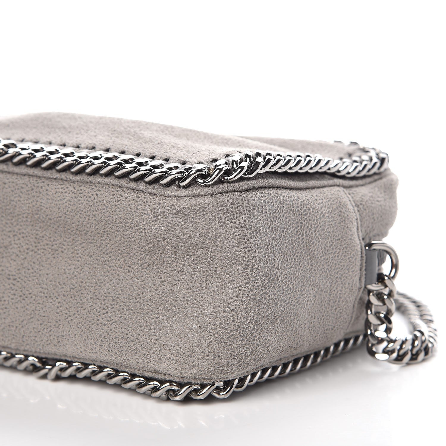 Stella McCartney Shaggy Deer Falabella Crossbody Camera Bag Light Grey 9 of 9