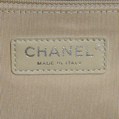 Chanel Washed Lambskin Chain Around Maxi Flap Navy 6 of 8
