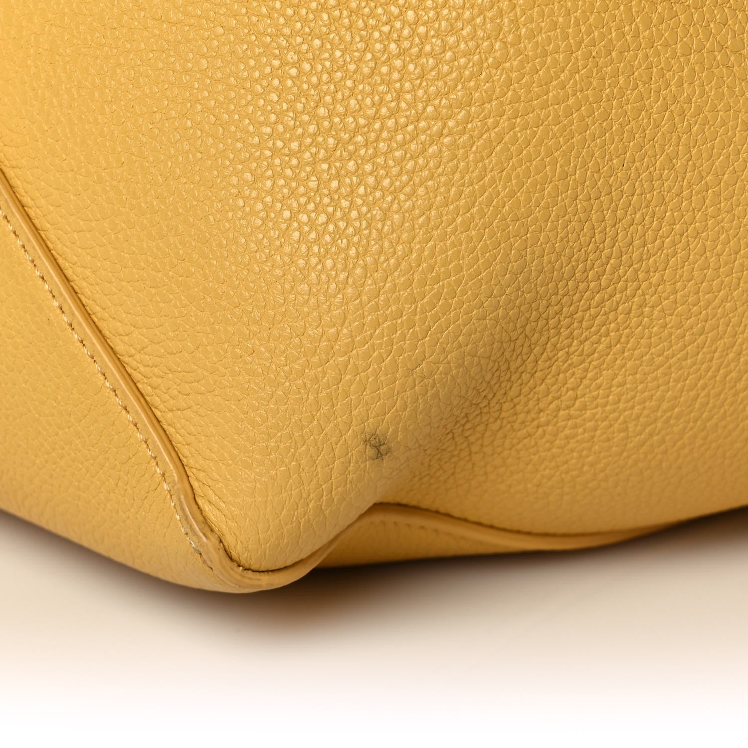 Celine Soft Grained Calfskin Small Belt Cabas Sunflower 7 of 11