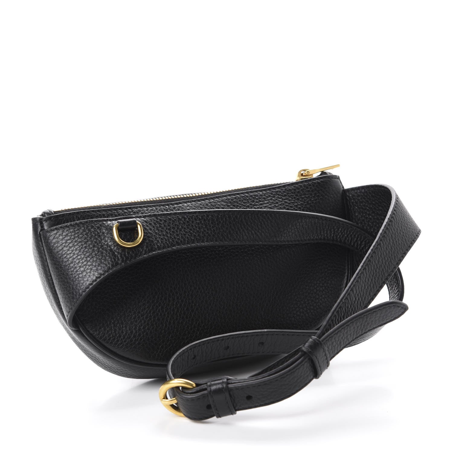 Prada Vitello Daino Small Belt Bag Black 3 of 11