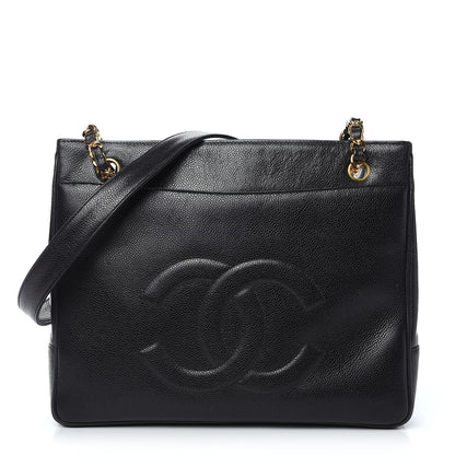 Chanel Caviar CC Shoulder Bag Black 1 of 11