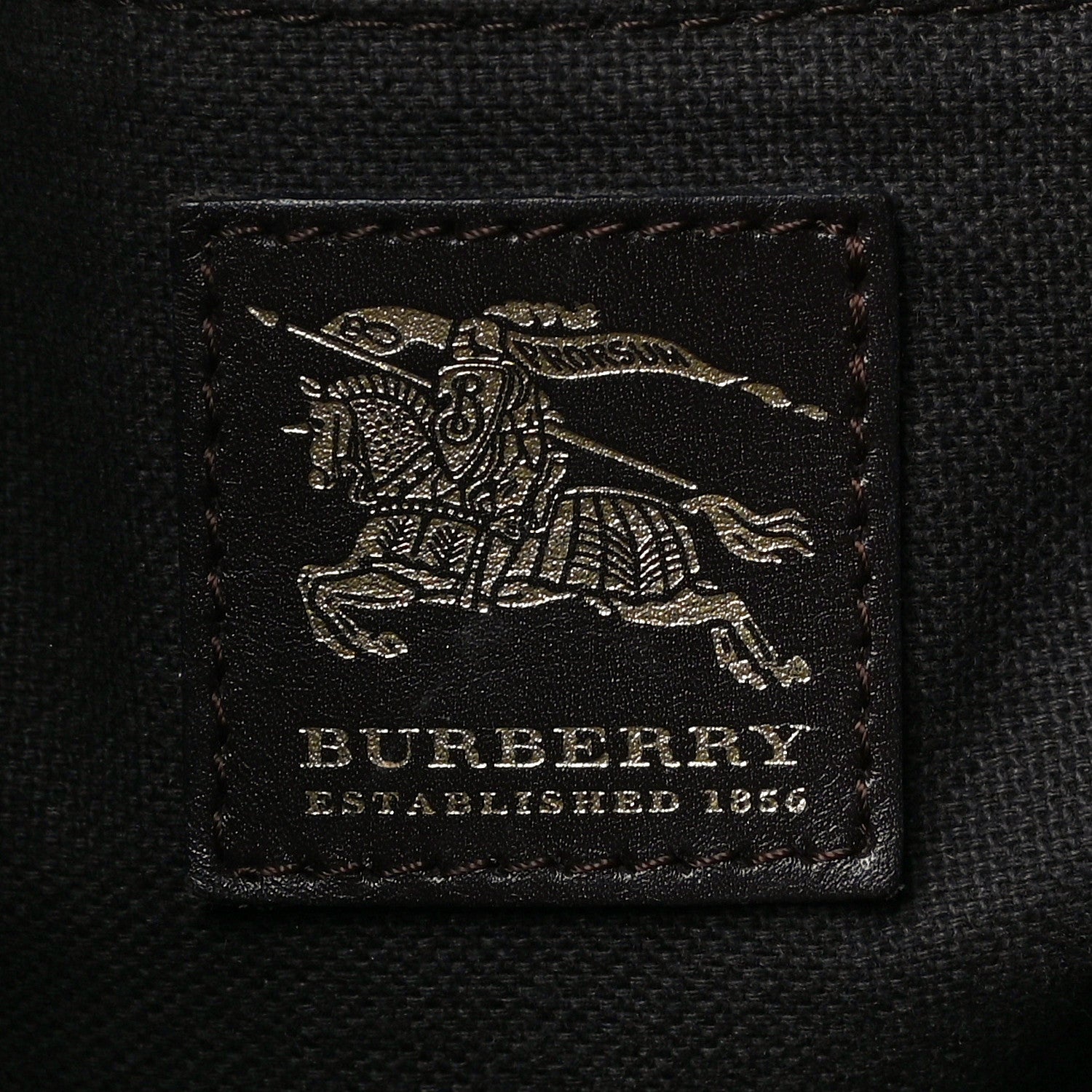 Burberry Haymarket Check Buckle Shoulder Bag Dark Brown 5 of 19