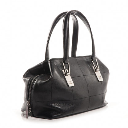 Chanel Caviar Square Stitched Medium Tote Black 3 of 8