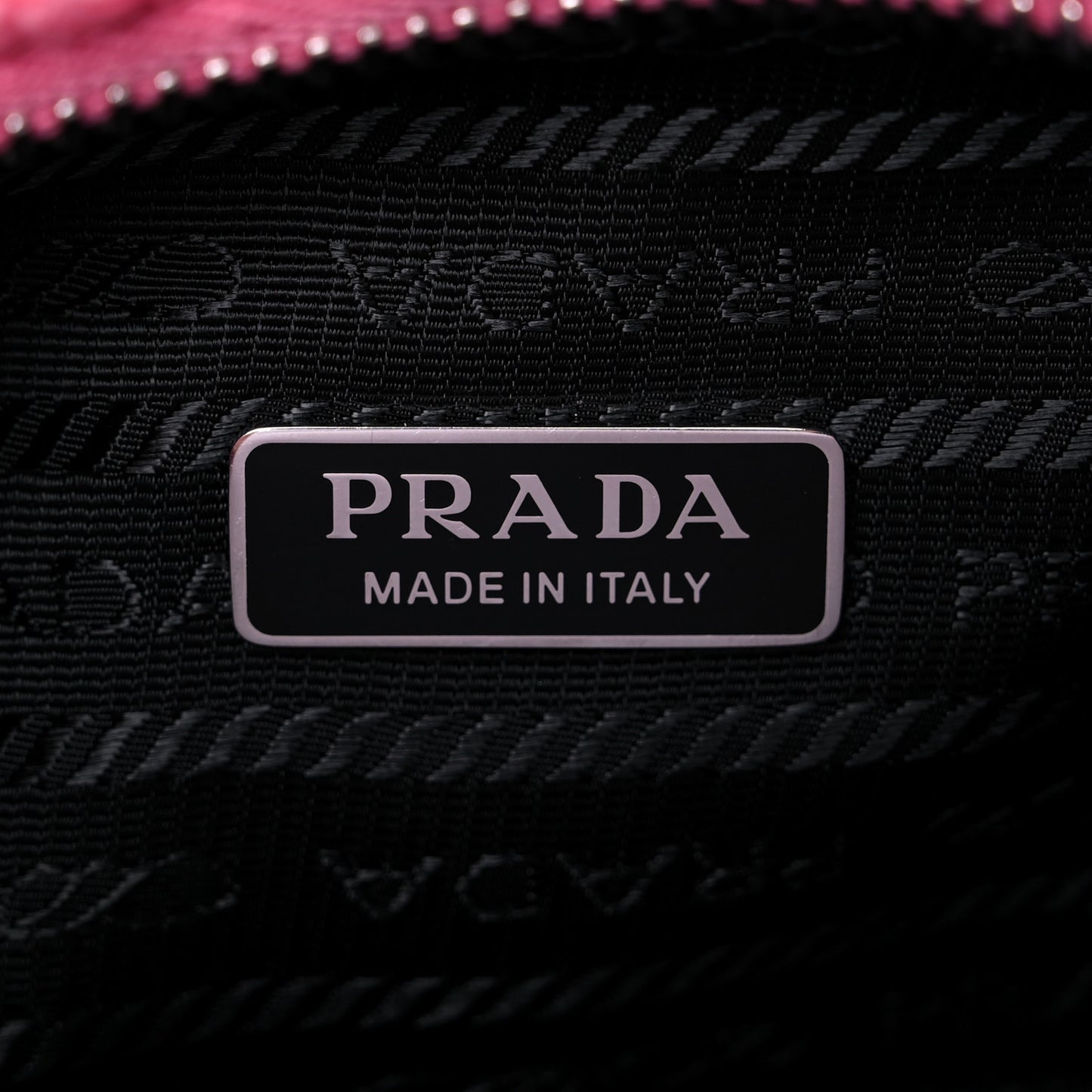 Terry Cloth Mini Re-Edition 2000 Bag Petalo Black