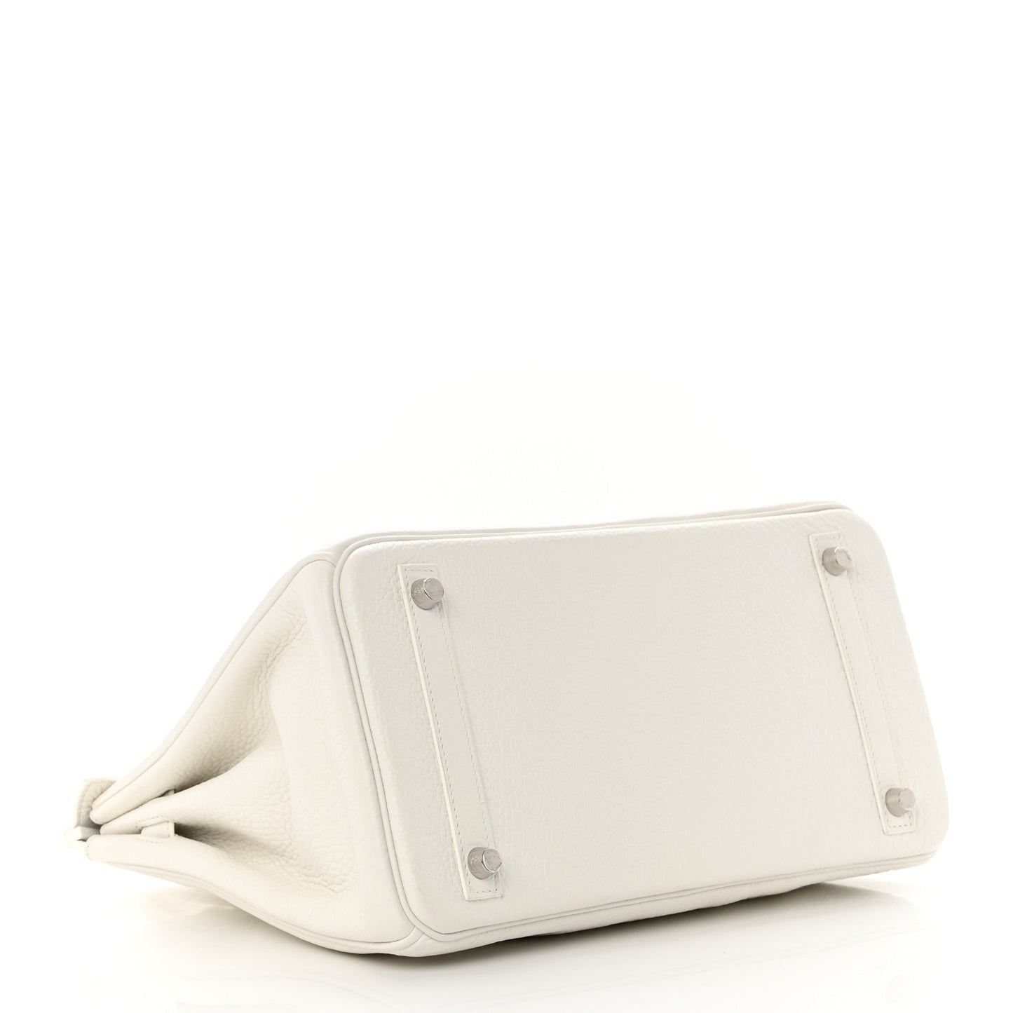 Taurillon Clemence Birkin 30 White