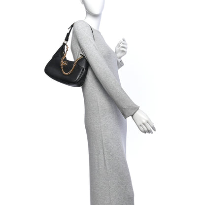 Gucci Goatskin Small Aphrodite Shoulder Bag Black 2 of 12