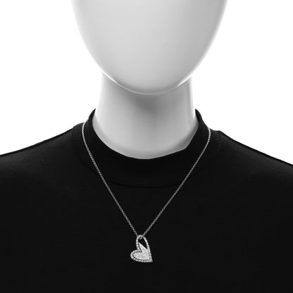 John Hardy Sterling Silver Diamond Manah Heart Pendant Necklace 2 of 4