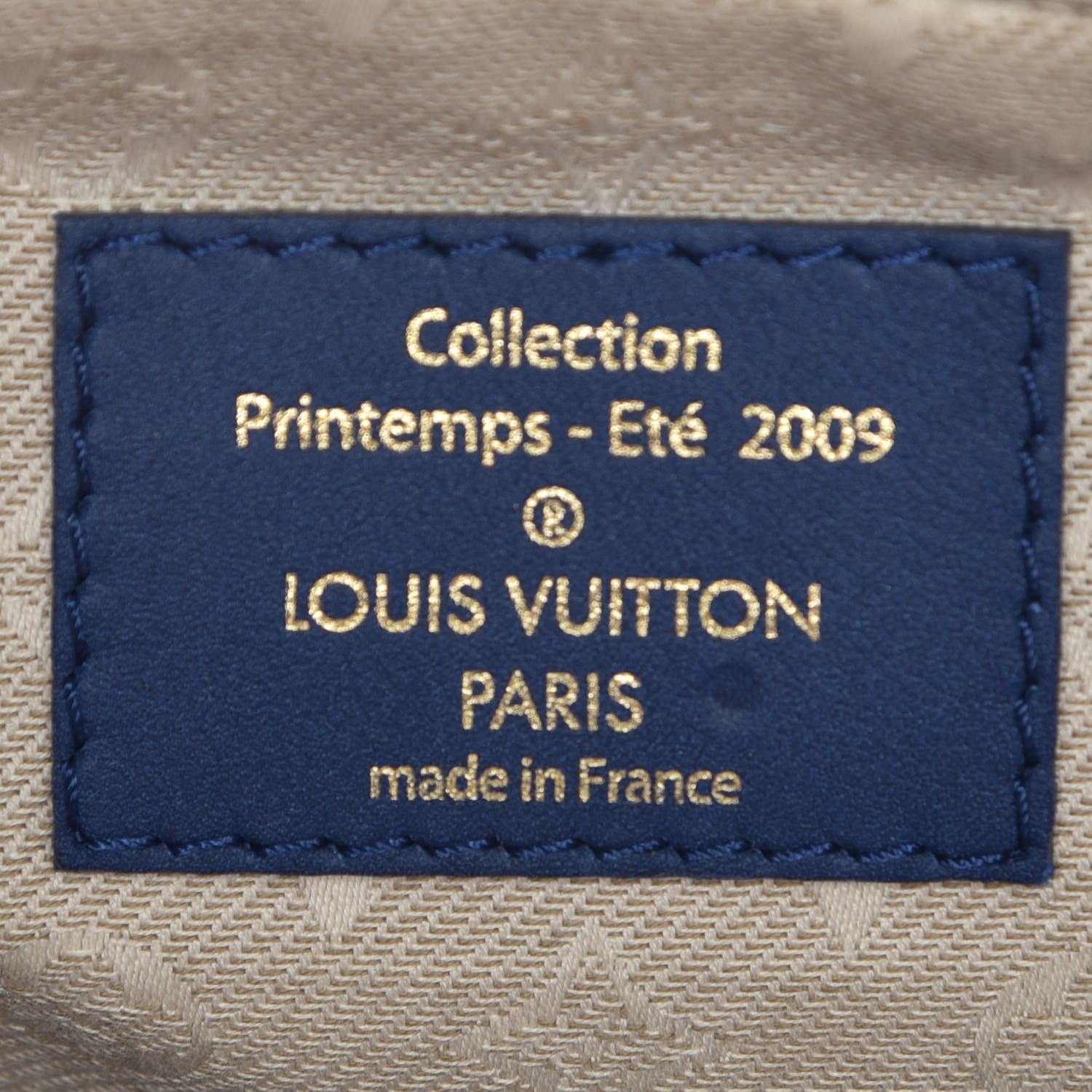 Louis Vuitton Supple Calfskin Paname Take Off Flight Bag Blue 7 of 8