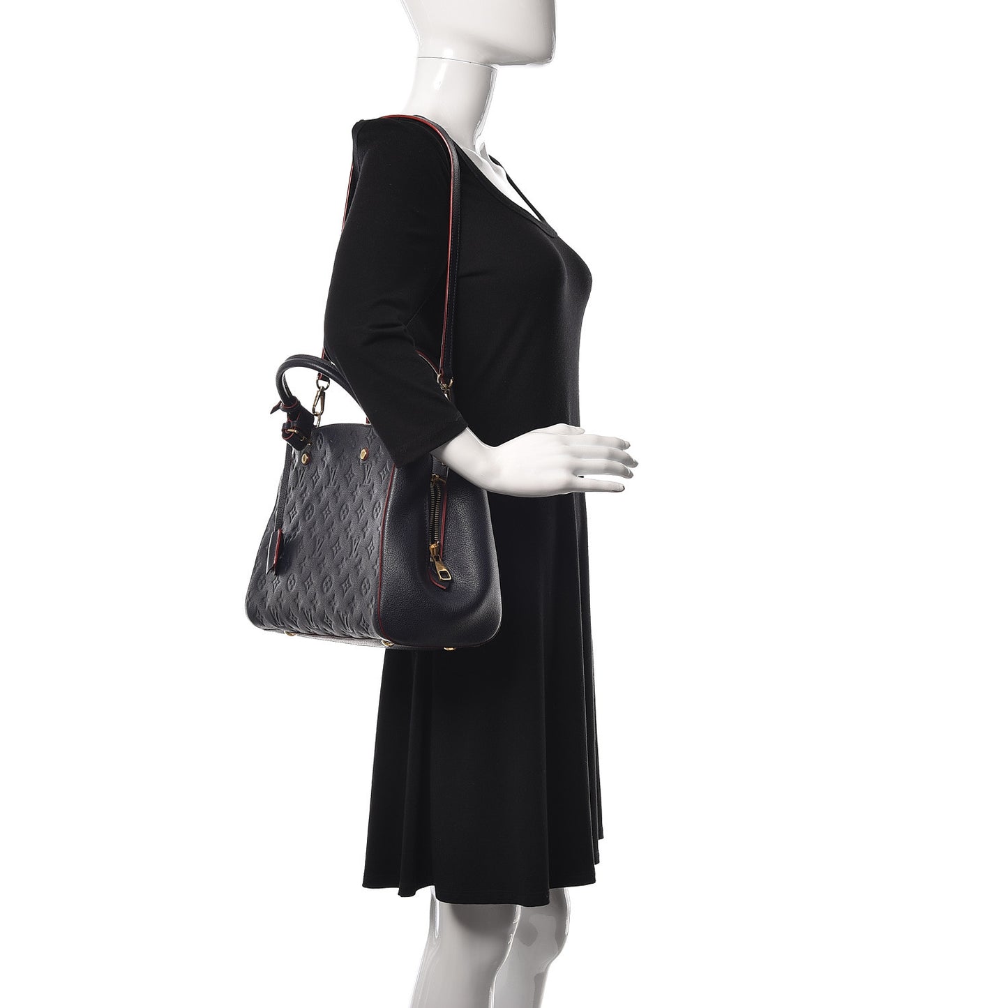 Empreinte Montaigne MM Marine Rouge
