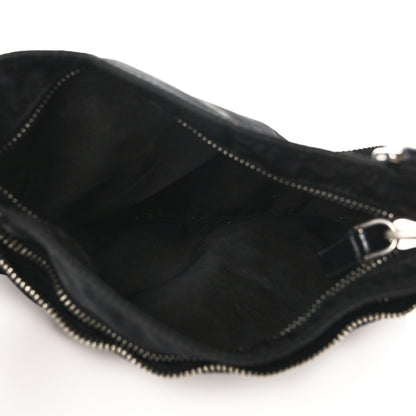Prada Nylon Vela Flat Messenger Bag Black 5 of 11