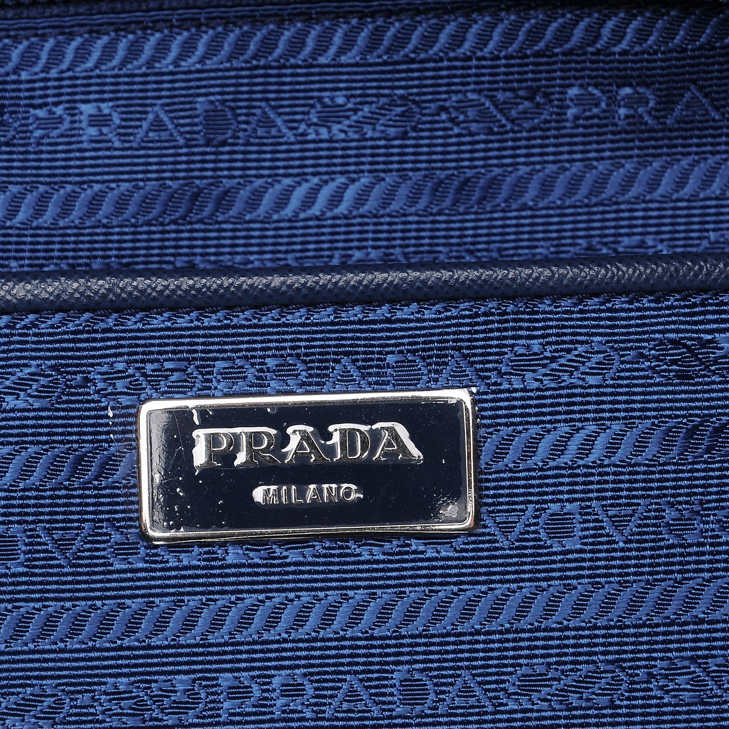 Prada Nylon Vela Tote Bluette 6 of 8