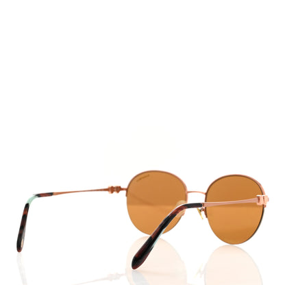 Tiffany Metal TF3053 Round Sunglasses Rose Gold 4 of 10