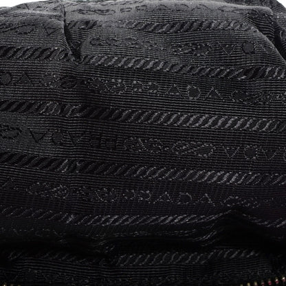 Prada Nappa Grommets Clutch Wristlet Nero Black 18 of 20