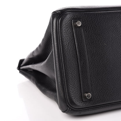 Hermes Taurillon Clemence Birkin 35 Black 32 of 32