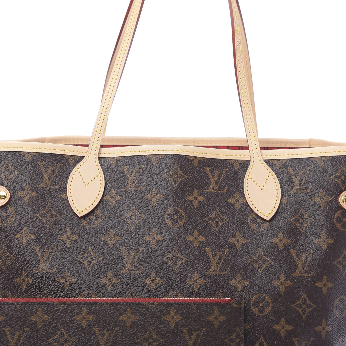 Monogram Neo Neverfull MM Cherry