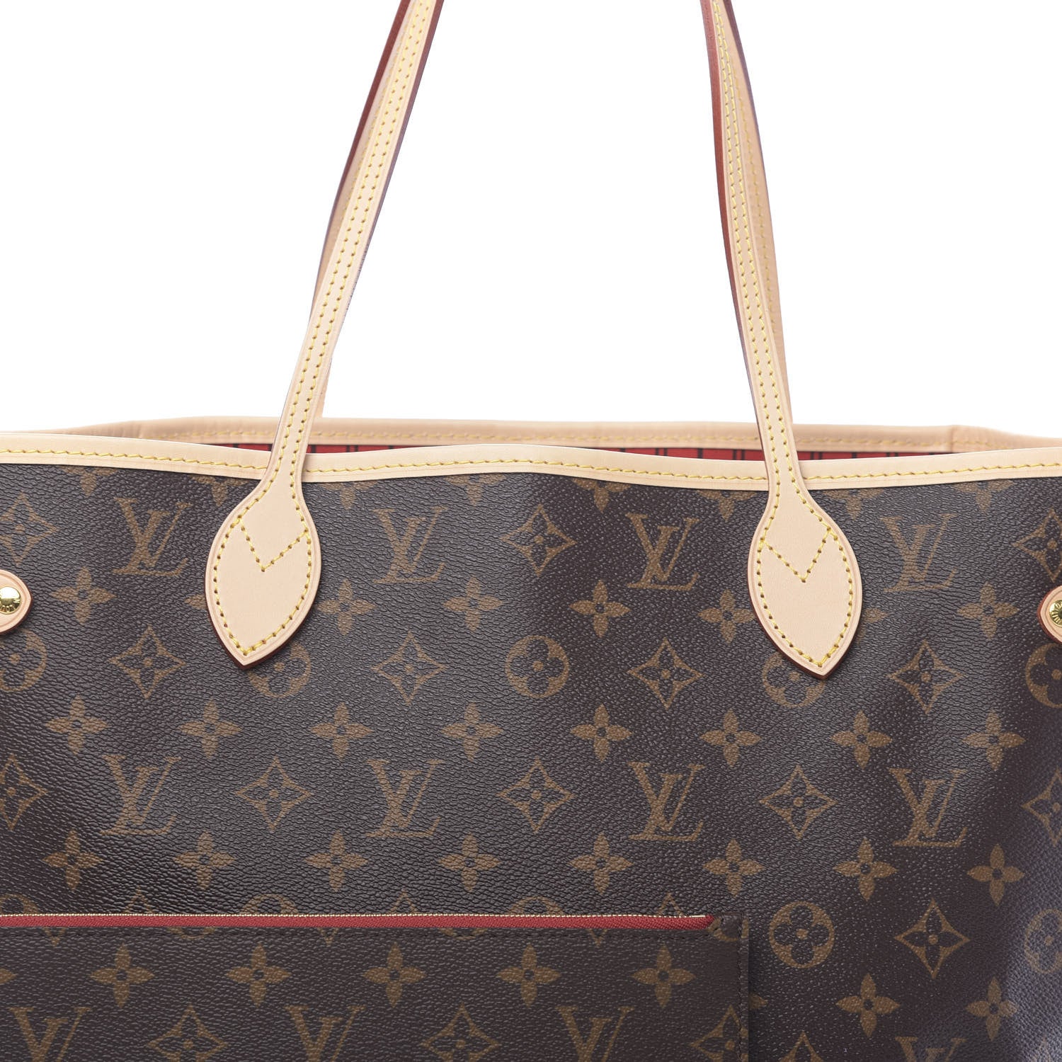 Louis Vuitton Monogram Neo Neverfull MM Cherry 8 of 10