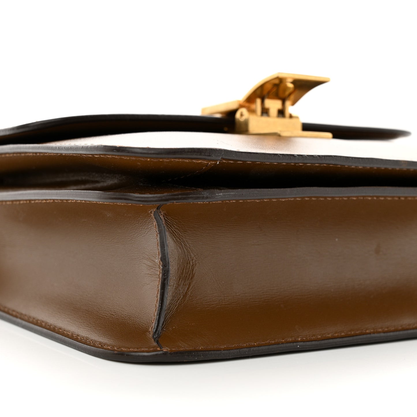 Box Calfskin Teen Classic Box Flap Bag Camel