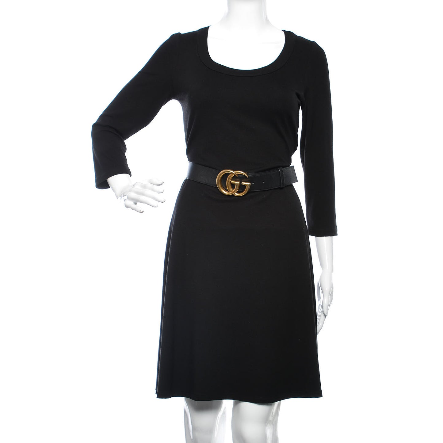 Calfskin Double G 40mm Belt 85 34 Black
