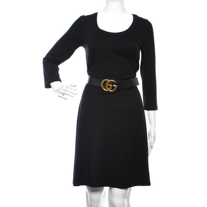 Gucci Calfskin Double G 40mm Belt 85 34 Black 2 of 7