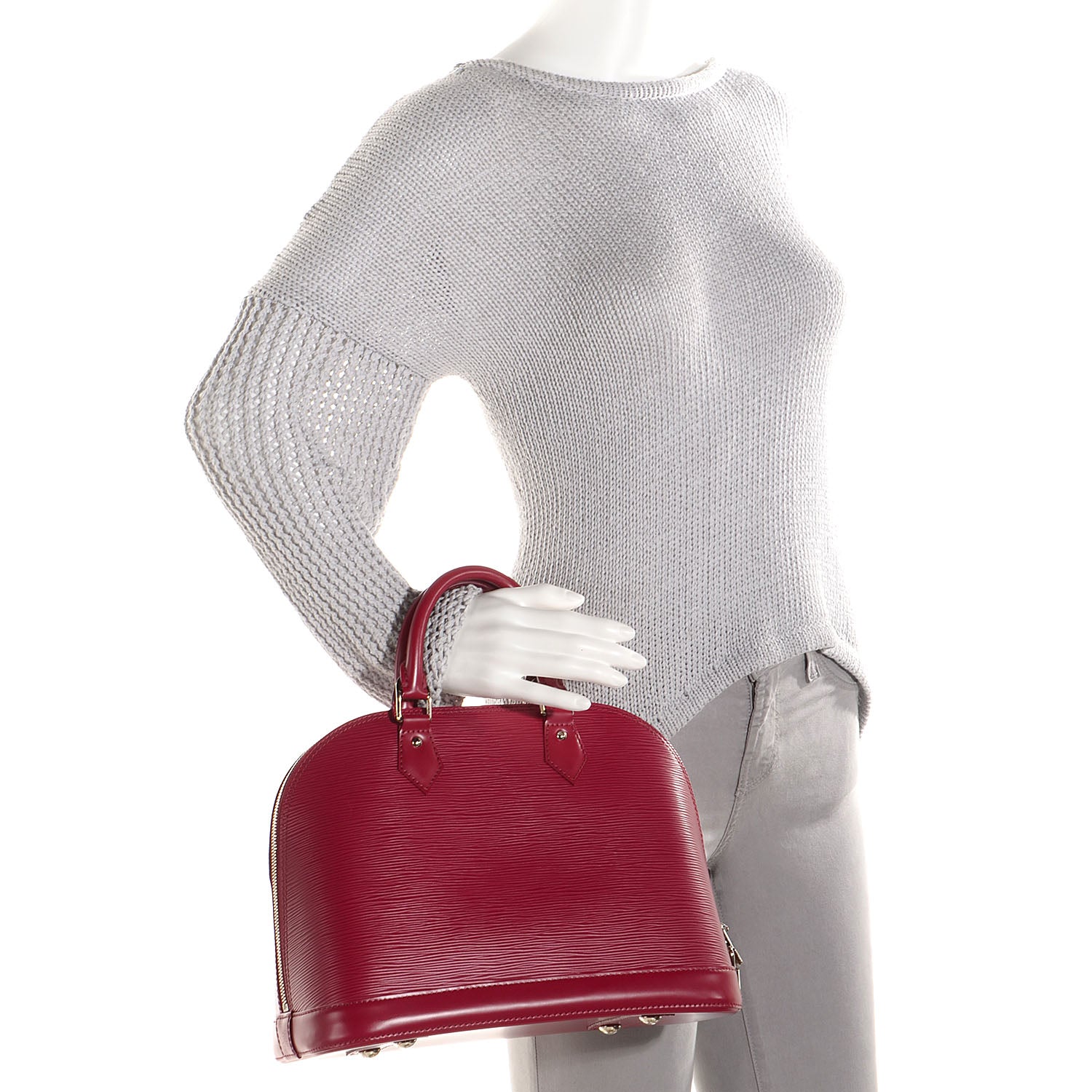 Louis Vuitton Epi Alma PM Fuchsia 2 of 7