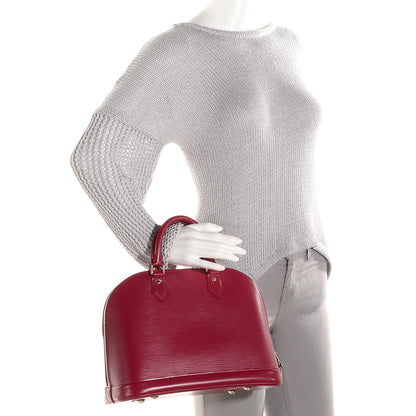 Louis Vuitton Epi Alma PM Fuchsia 2 of 7