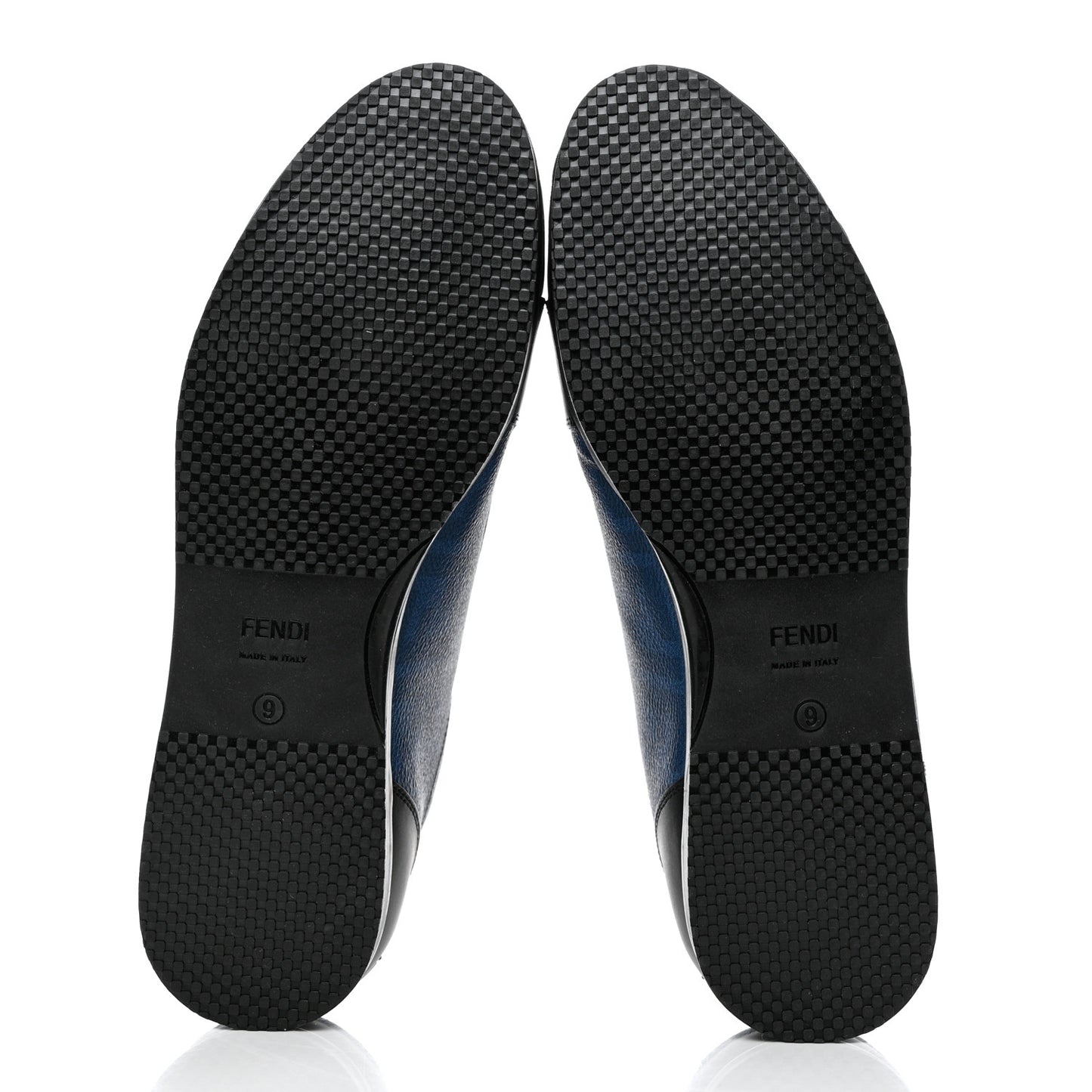 Vitello FF Fabric Mens Low Top Sneakers 9 Cobalt Black