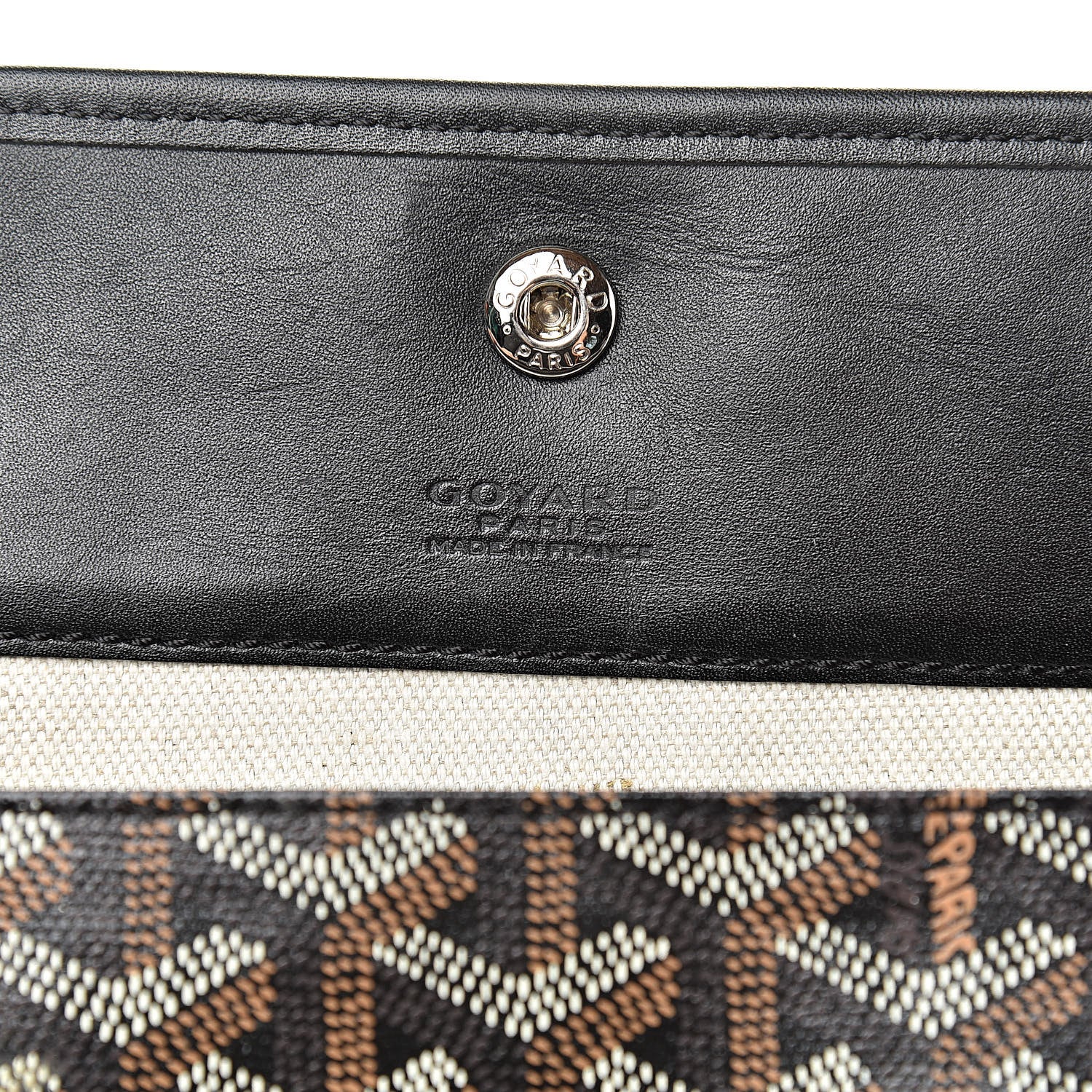 Goyard Goyardine Pouch Black 6 of 8