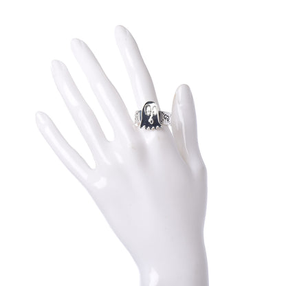Gucci Sterling Silver GucciGhost Ghost Ring 64 10.75 2 of 8