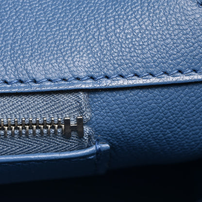 Hermes Togo Birkin 35 Black Bleu Agate 26 of 30