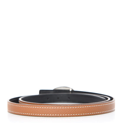 Hermes Epsom Swift 13mm Athena Belt 80 Gold Black 3 of 7