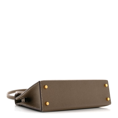 Hermes Epsom Mini Kelly Sellier 20 Etoupe 4 of 14