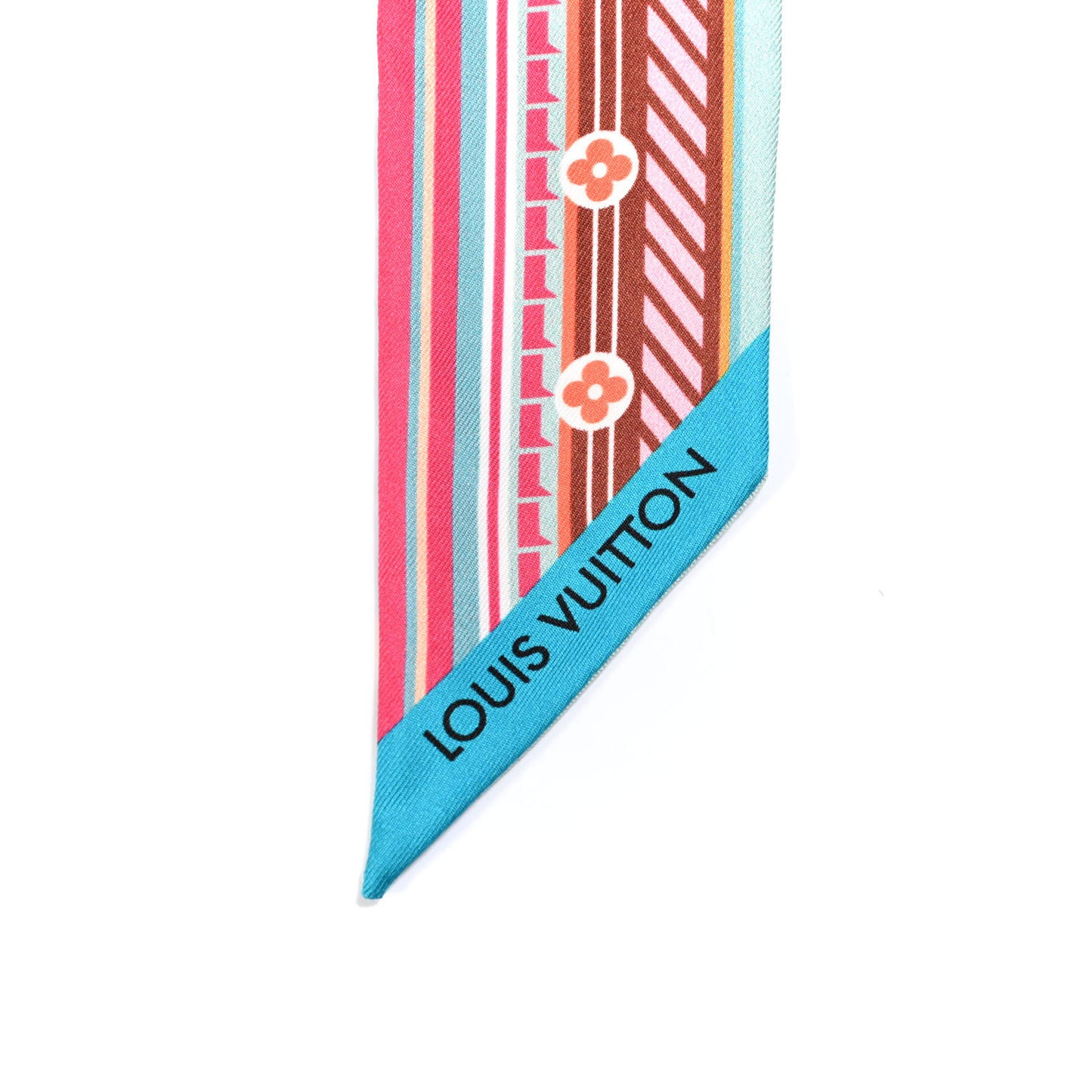 Silk Pop Monogram BB Bandeau Turquoise